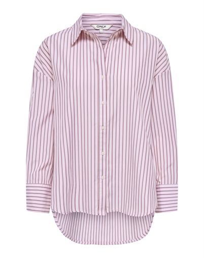 Only - ONLOregon Alva Regular Hemd - Fuchsia Pink/Bourdeaux